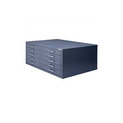 Flat File Five Drawer C-File - Drawer/Unit Size: For 24" x 36" Sheets, Color: White