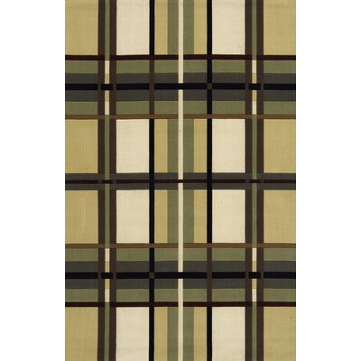 Elements Multicolored Plaid Rug - Rug Size: Round 8'