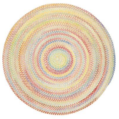 Baby's Breath Buttercup Kids Rug - Rug Size: Round 3'