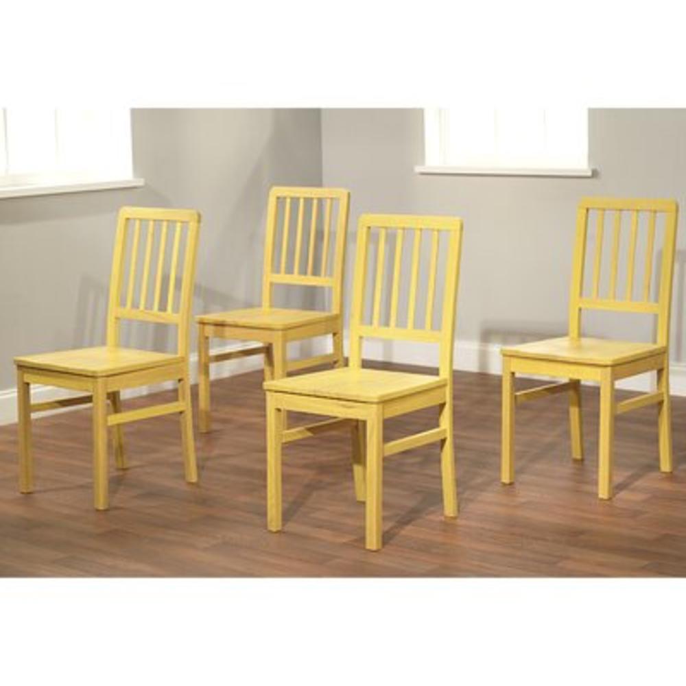 Camden Side Chair (Set of 4) - Finish: Yellow