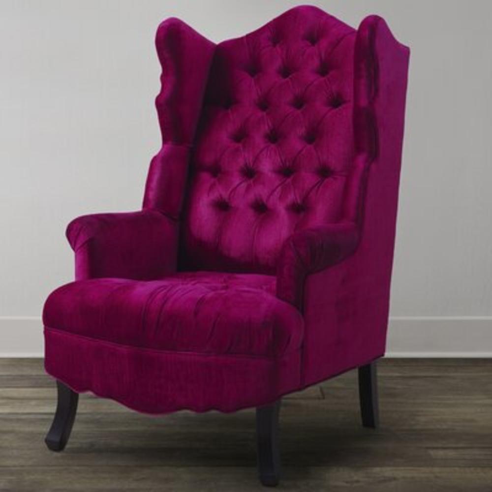 Madison Wing Chair - Color: Pink