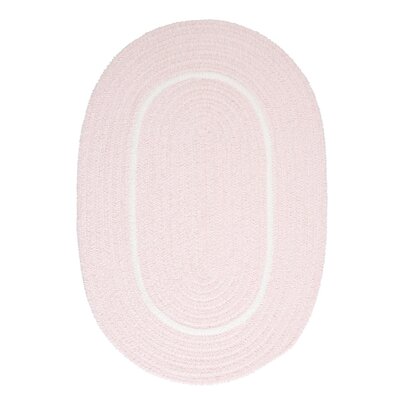 Silhouette Pink Indoor/Outdoor Area Rug - Rug Size: Oval 2' x 3'