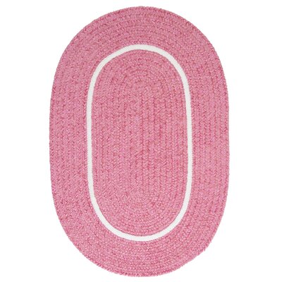 Silhouette Pink Indoor/Outdoor Area Rug - Rug Size: Oval 10' x 13'