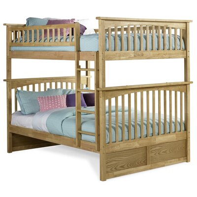 Columbia Bunk Bed - Configuration: Full over Full, Finish: Natural Maple