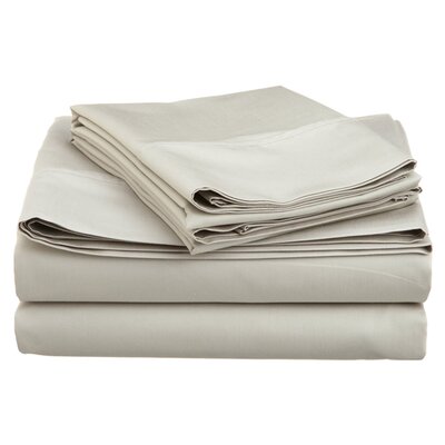 Cotton Rich 600 Thread Count Sheet Set - Size: Twin, Color: Stone