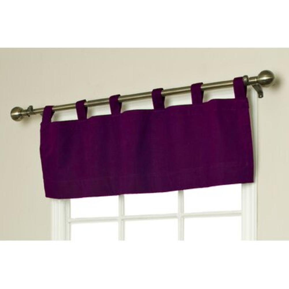 Weathermate Solid 40" Curtain Valance - Color: Burgundy