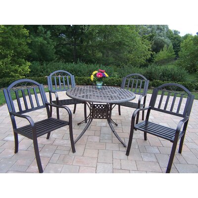 Elite Rochester Dining Set - Cushion: Without