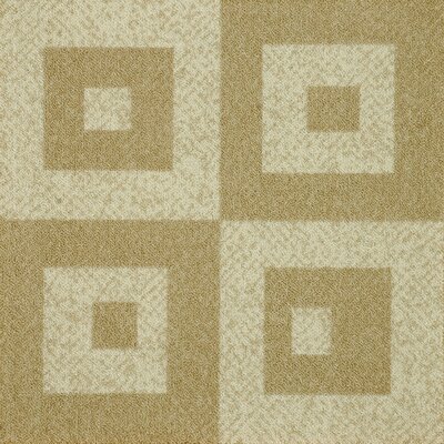 Legato Fuse Block 19.7" x 19.7" Carpet Tile in Casual Crème