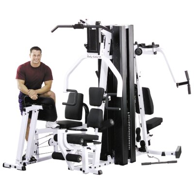 Light Commercial 2 Stack Home Gym - Vertical Knee Raise Attachment: Included