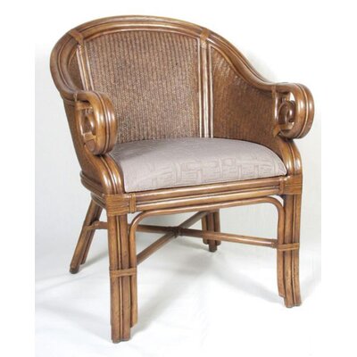 Sunset Reef Arm Chair - Upholstery: Banana Bay Chili