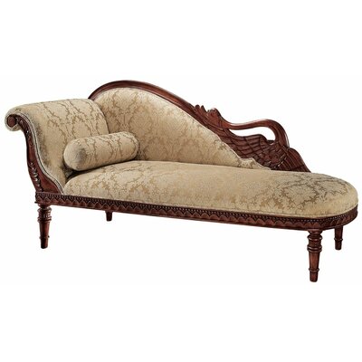 Swan Fabric Chaise Lounge