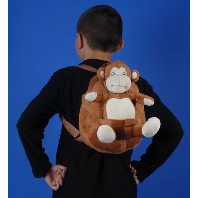 Small Plush Monkey Backpack