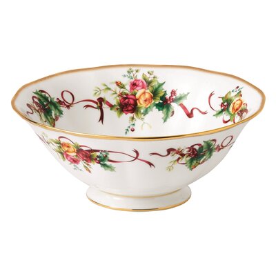 Old Country Roses Holiday Serving Bowl