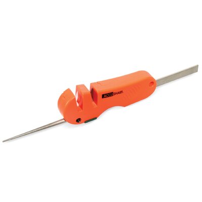 AccuSharp 4 In 1 Knife and Tool Sharpener - Color: Orange