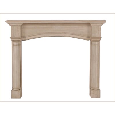The Princeton Fireplace Mantel Surround - Finish: Unfinished, Shelf Length: 76.5"