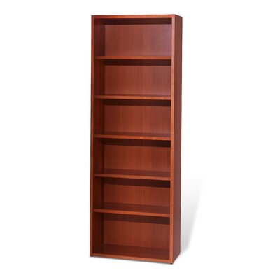 Wood Bookcase - Size: 86" H x 30" W x 14" D, Finish: Cherry