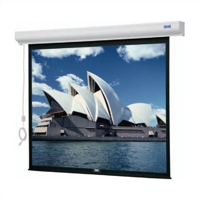 Designer Cinema Electrol Matte White Electric Projection Screen - Viewing Area: 50" H x 50" W