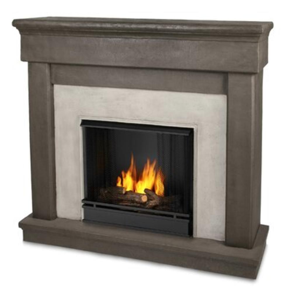 Cascade Cast Mantel Gel Fuel Fireplace