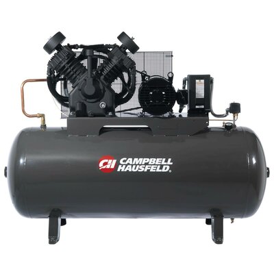 120 Gallon 10 HP Two Stage 3 Phase Air Compressor with Starter