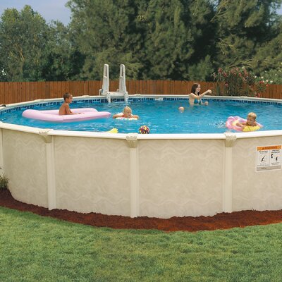 Round 52" Deep Oasis 100 Pool Package - Size: 24' W
