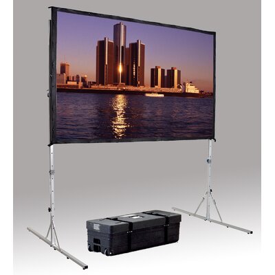 Fast Fold Deluxe HC Da - Mat Portable Projection Screen - Viewing Area: 96" H x 168" W