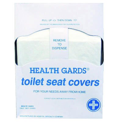 Health Gards Quarter-Fold Toilet Seat Covers - 200 Covers per Box