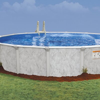 Oval 52" Deep Oasis 101 Pool Package - Size: 28' L x 16' W