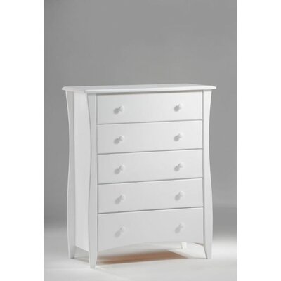 Spices 5 Drawer Chest - Finish: White
