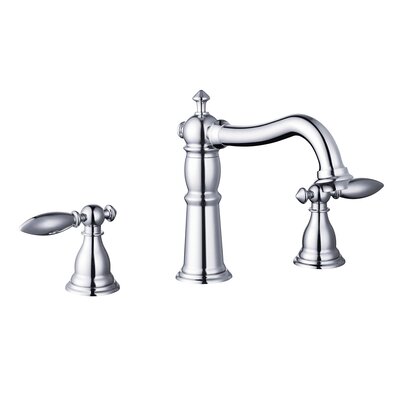 Widespread Lavatory Faucet with Double Handles - Finish: Polished Chrome
