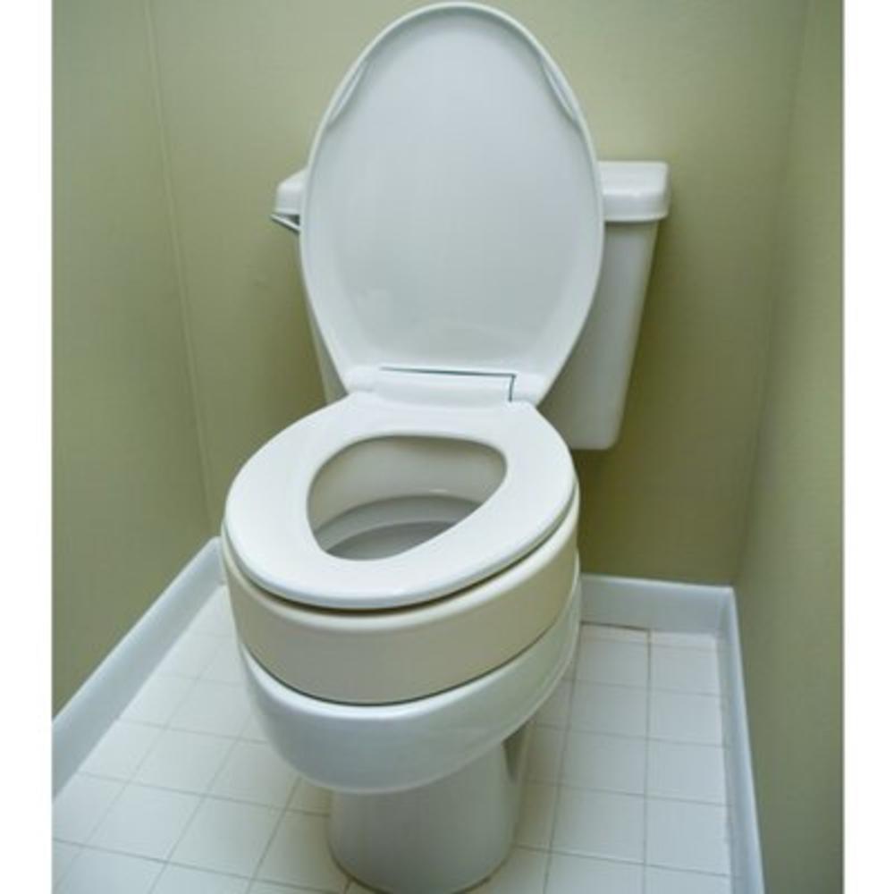 Elongated Raised Toilet Seat