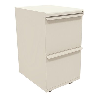 Zapf 2-Drawer Mobile Pedestal File Cabinet - Finish: Pumice