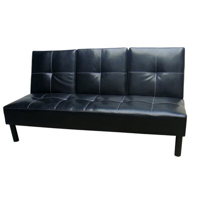 Click Clack Convertible Sofa - Color: Black