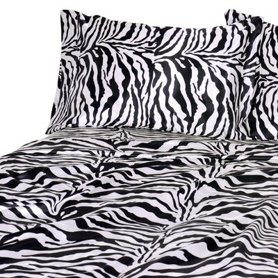 Regal 300 Thread Count Sheet Set - Color: Zebra, Size: Full