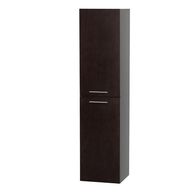 Bailey 13.5" x 56" Wall Mount Linen Tower - Finish: Espresso