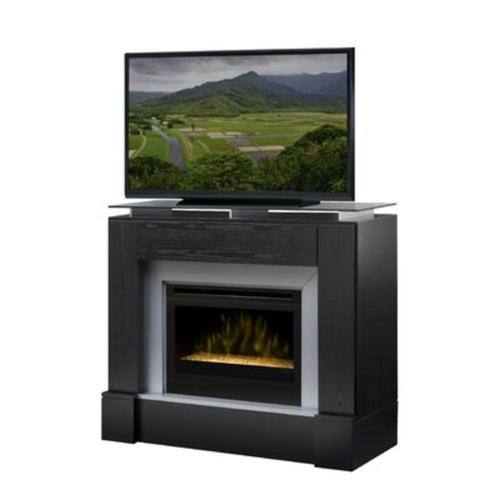 Jasper TV Stand with Electric Fireplace with Logs