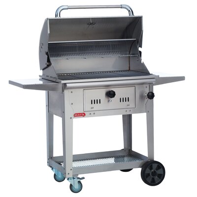 Bison Charcoal Grill with Cart
