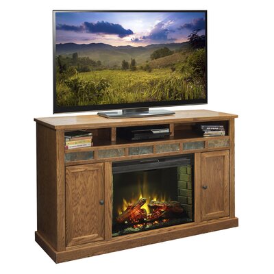 Oak Creek TV Stand with Electric Fireplace