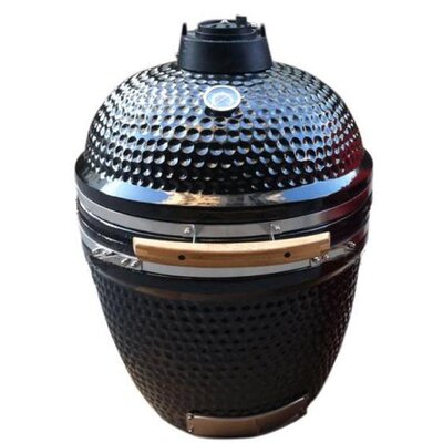 Charcoal Smoker and Grill - Finish: Black