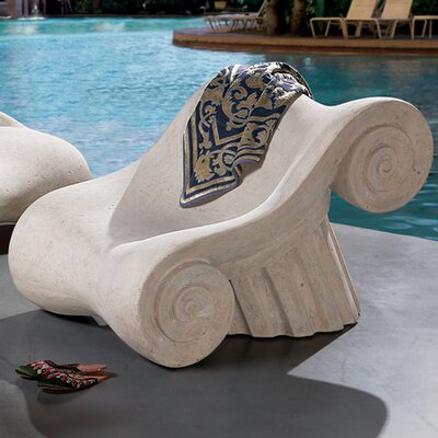 Hadrian's Villa Roman Spa Furniture Master's Lounge Chair
