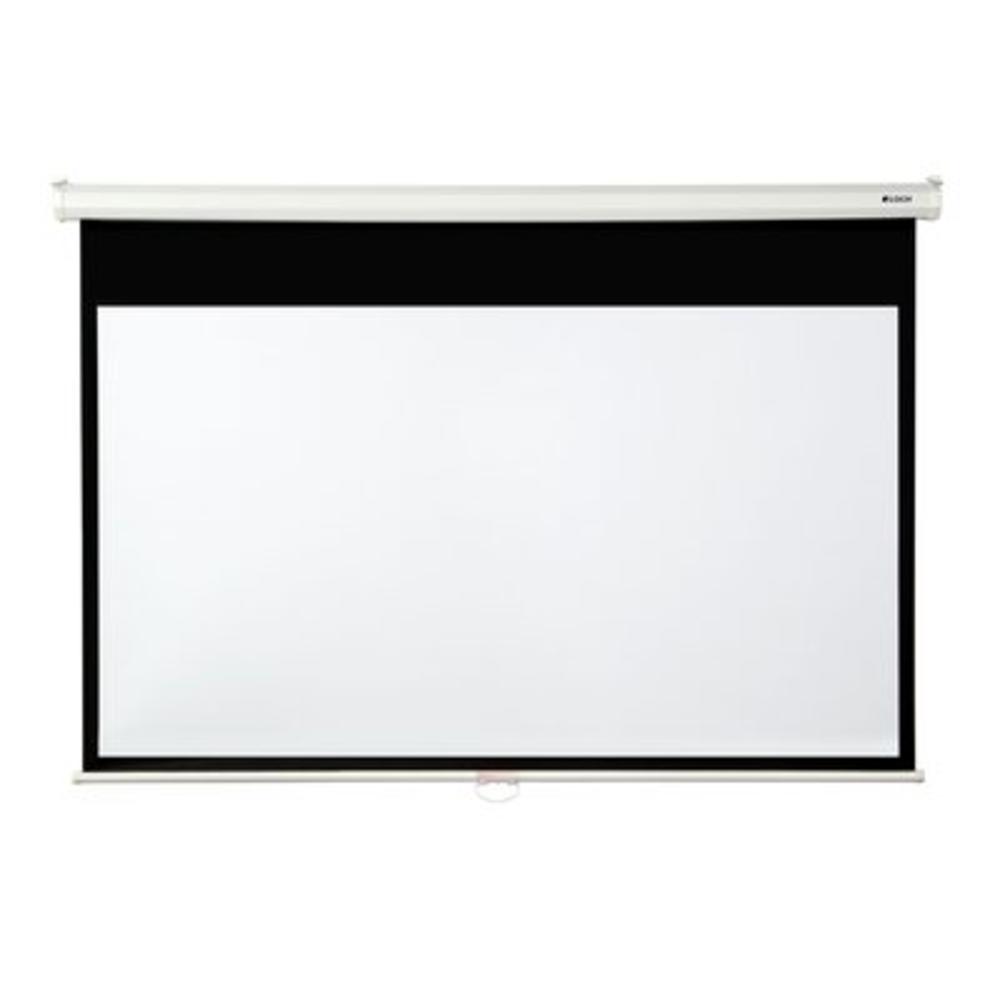 Matte White 130" diagonal Manual Projector Screen