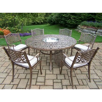 Mississippi 7 Piece Dining Set with Cushions