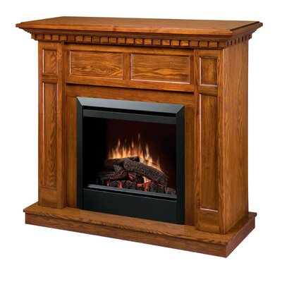 Caprice Electric Fireplace - Finish: Warm Oak