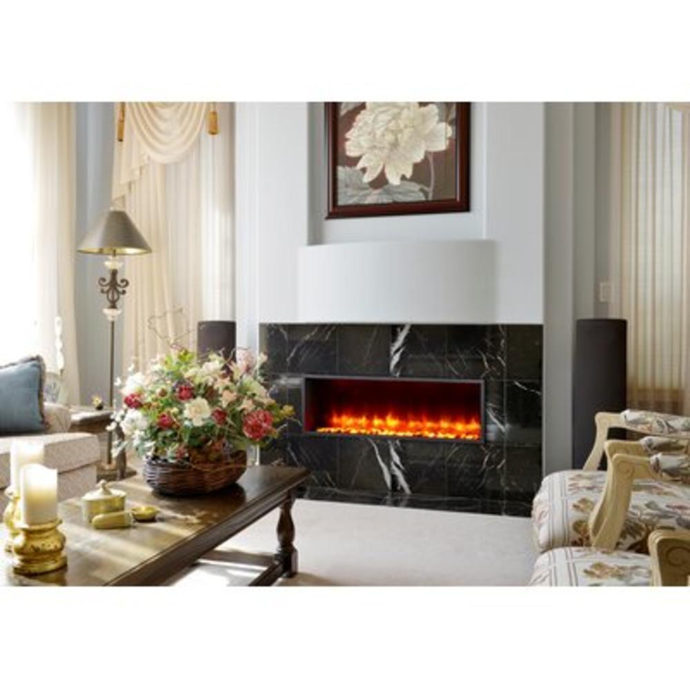 44" Built-in LED Electric Fireplace
