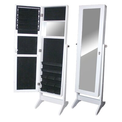 Jewelry Armoire with Mirror
