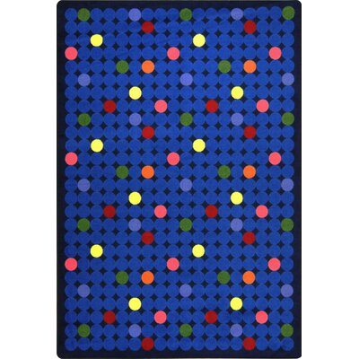 Playful Patterns Spot On Blue Area Rug - Rug Size: 3'10" x 5'4" 