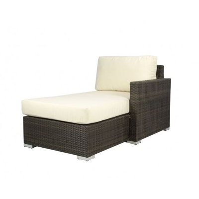 Source Outdoor Lucaya Right Arm Chaise Lounge - Fabric Color: Natural Source Outdoor Lucaya Right Arm Chaise Lounge - Fabric Color: Natural