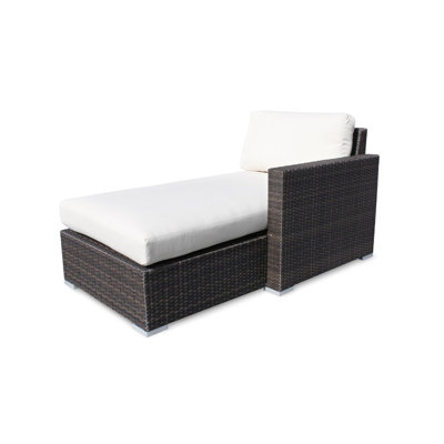 Source Outdoor Lucaya Left Arm Chaise Lounge - Fabric Color: Henna Source Outdoor Lucaya Left Arm Chaise Lounge - Fabric Color: Henna