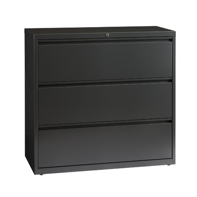 3-Drawer  File Cabinet - Finish: Charcoal
