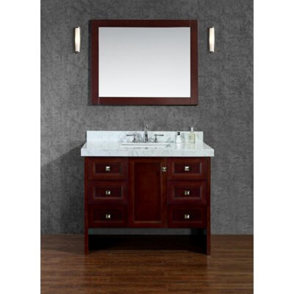Beckonridge 42" Single Bathroom Vanity Set with Mirror