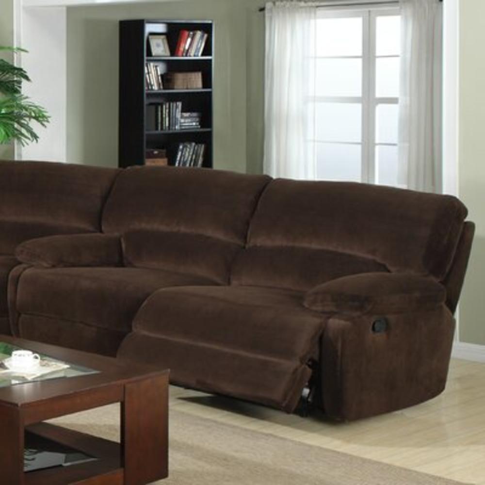 Walcott Reclining Sofa - Color: Dark Brown  Type: Power